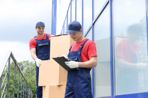 Secure local storage collection and delivery option in Edgware