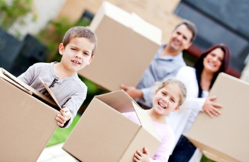 Secure storage spaces used for household items in Edgware
