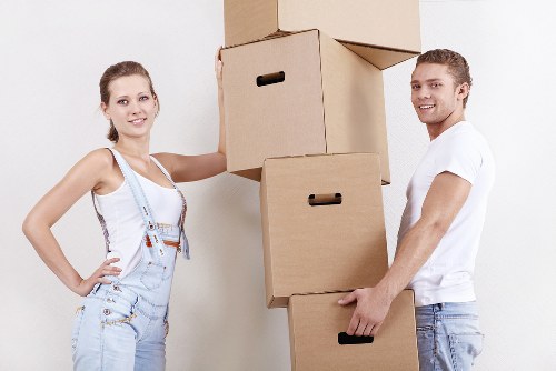 Packed storage unit for student belongings in Edgware