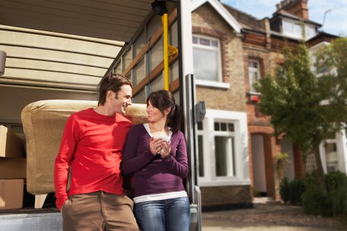 Edgware residential street showing typical access considerations for removals