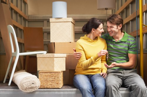 Local storage collection process for flats and houses in Edgware
